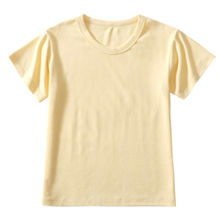 儿童短袖莫代尔薄款夏季冰丝t恤半袖男童女童驱蚊打底衫上衣睡衣