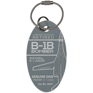 美国PLANETAGS战斗机B1B BF109轰炸飞机F14 蒙皮钥匙扣行李牌挂件