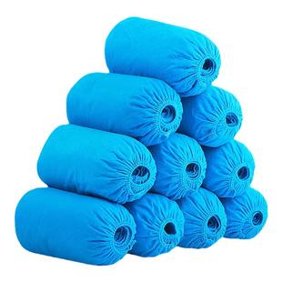 一次性鞋套无纺布加厚室内家用耐磨防尘防滑防尘成人儿童待客脚套