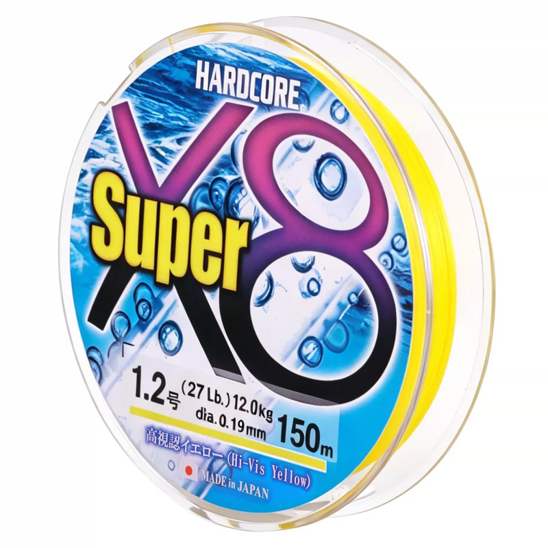 岚风进口DUEL杜尔乐HARDCORE SUPER8编150m路亚高强度耐磨主线