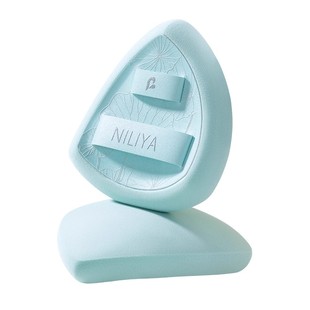 妮丽雅荷叶粉扑超软超大干湿两用隔离定妆粉底液专用气垫不易吃粉