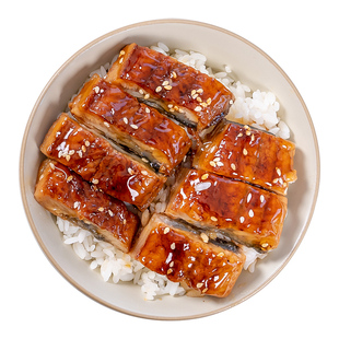 尤小鳗蒲烧鳗鱼烤鳗段活鳗海鲜加热即食鳗鱼饭寿司材料186g*3包