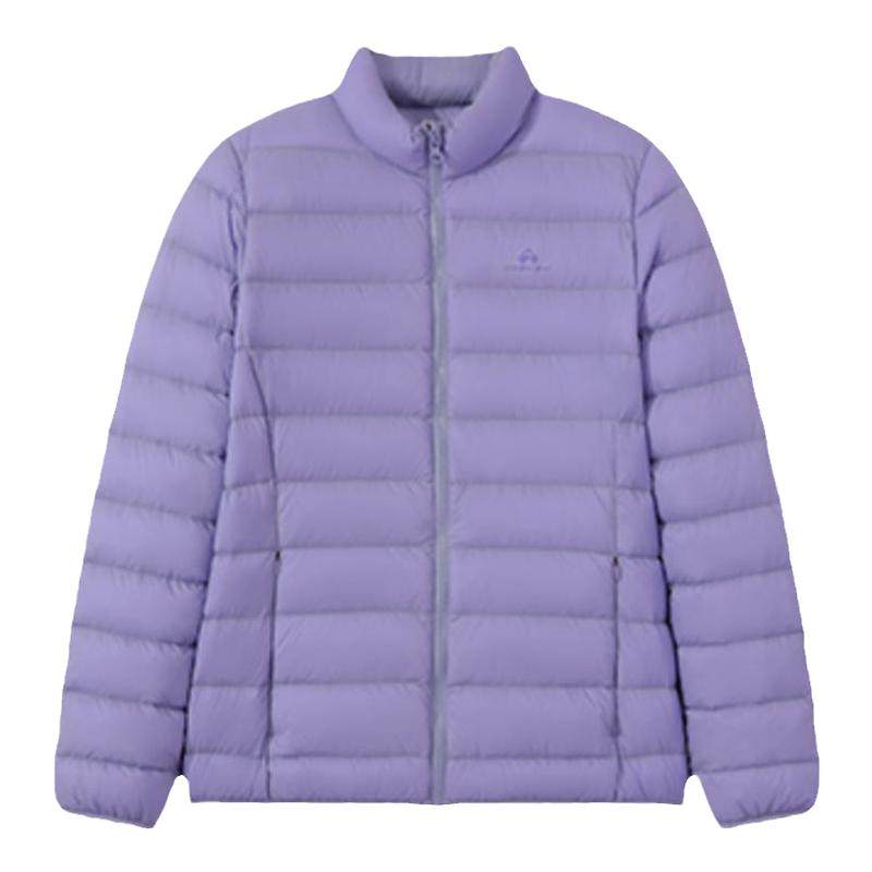 拓路者立领轻薄羽绒服衔接冲锋衣