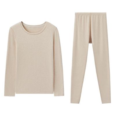 棉花糖保暖舒适红豆色纺内衣