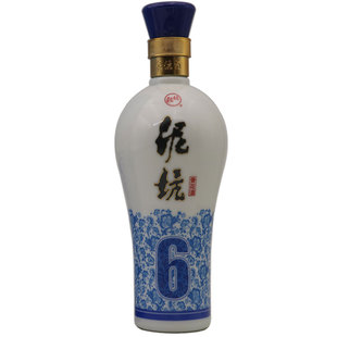 泥坑白酒新品青花6纯粮酿造500ml*6瓶42度整箱内附礼品袋