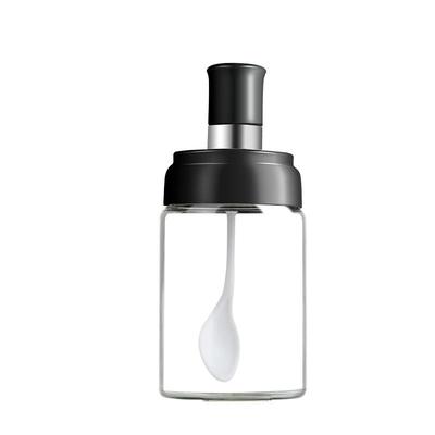 厨房调料罐防潮勺盖一体