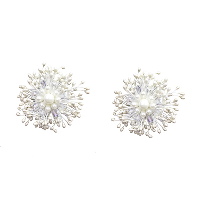 复古风白色新款潮vintage珍珠