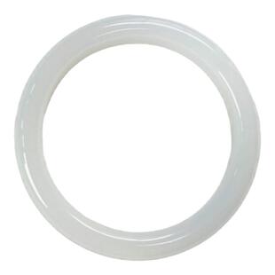 白月光手镯·石韵轩天然阿富汗玉荔枝冻宽胎圆条和田玉平替白玉镯