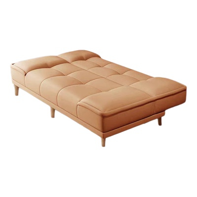 工厂直发猫抓皮折叠沙发床多功能