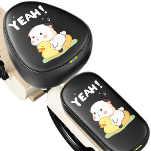 电动车防水座套夏季防晒隔热皮革电瓶自行车坐垫四季通用久坐神器