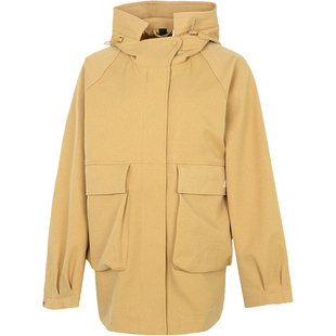 Adidas/阿迪达斯正品新款女士梭织防风运动连帽外套HM4987