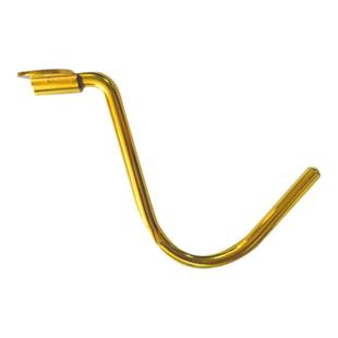 台球桌挂钩架杆铜钩金色挂钩架杆器三角架挂勾桌球杆吊钩台球配件