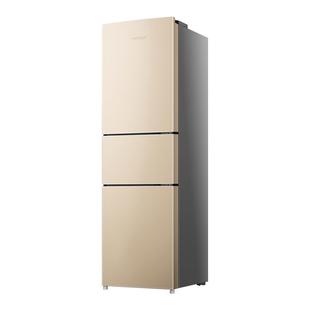 容声206L三门三开门租房宿舍小型节能低噪省电家用冷藏冷冻电冰箱