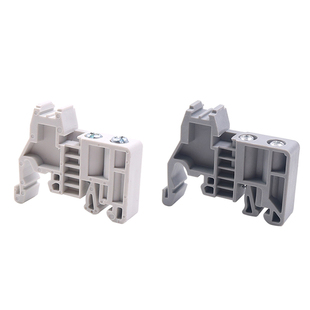 NXB双层C45导轨铁固定件EW-35卡扣euk挡片DZ47接线端子排终端堵头