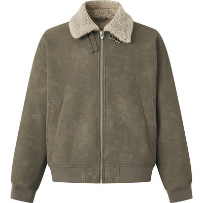 CHINISM赤尘皮毛一体仿麂皮棉服