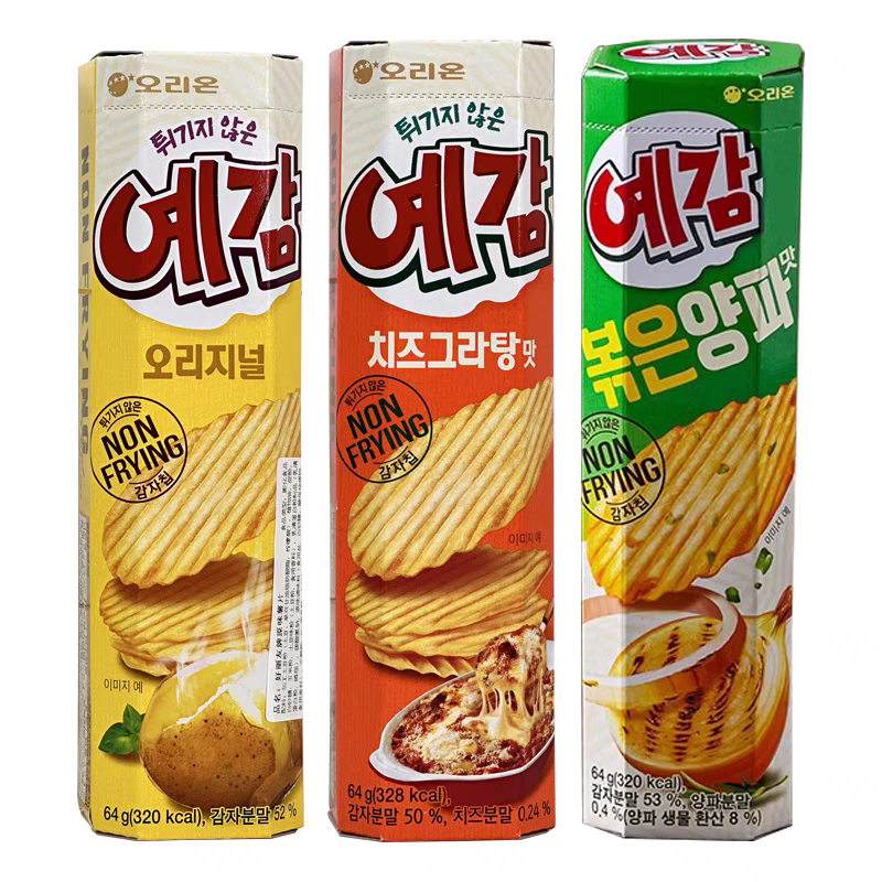 好丽友韩国奶酪味办公休闲薯片