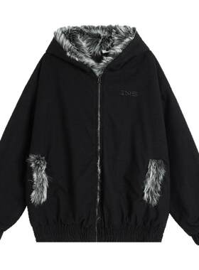 INSstudios「拼接毛领座山雕」