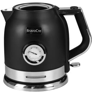 布拉沃新款高端电热水壶烧水壶家用复古自动断电食品级不锈钢泡茶