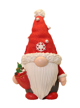 圣诞老人摆件家居储蓄罐存钱罐2023新款客厅玄关装饰品圣诞节送礼