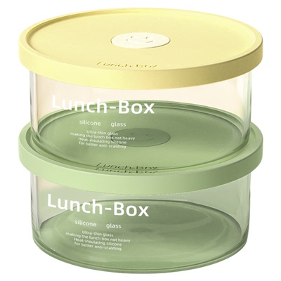 大容量超轻玻璃饭盒高硼硅保鲜盒