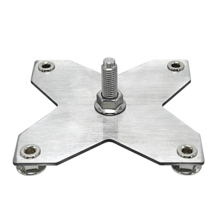 黑坑浮桥伞架 钓场木板伞座卧龙钓鱼伞固定支架筏钓伞安装不锈钢