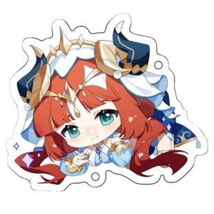 原神夹层挂件莱依拉艾尔海森赛诺妮露坎蒂丝周边动漫钥匙扣二次元