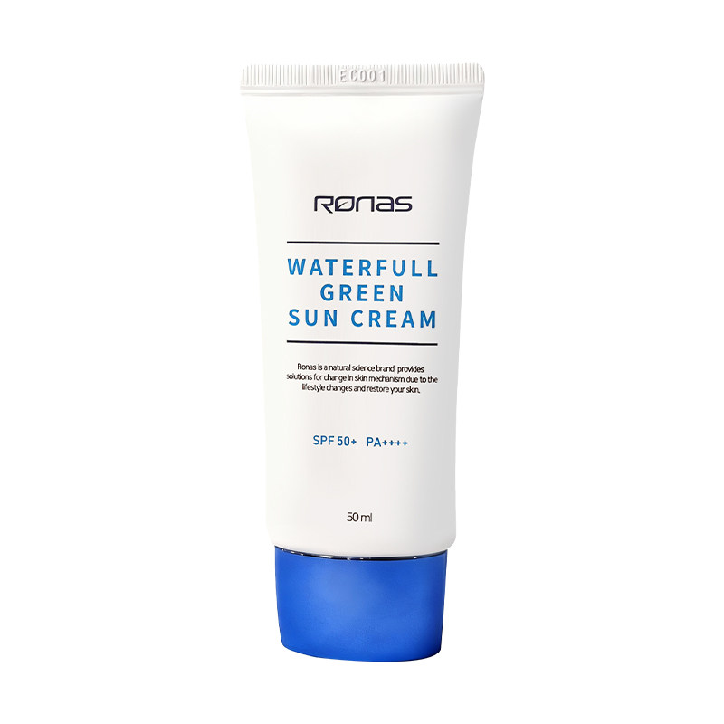 Ronas柔娜丝韩国进口补水舒缓防日晒霜50ml SPF50+保湿清爽不刺激