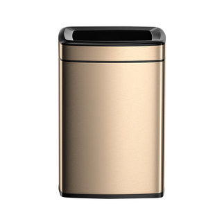 无盖垃圾桶家用不锈钢长方形客厅厨房卧室卫生间窄小大号擦手纸桶