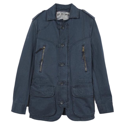 MCS源自万宝路男士翻领夹克