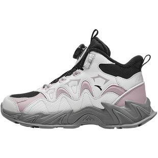 登峰安踏儿童女大童棉鞋雪地靴子2025冬季新款防滑中大童二棉鞋