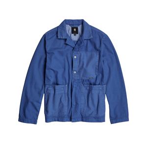 G-STAR RAW男士Marseille牛仔慵懒风外套2.0春秋款口袋上衣D24605