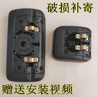 适用于一汽解放配件倒车镜大解放小反光镜后视镜J6J6倒车镜