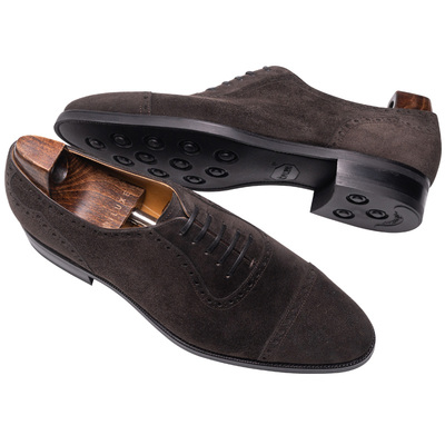 国产OctTenth手工翻毛皮牛津鞋