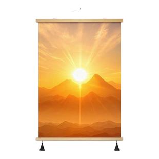 家居饰品软装日出东方挂画好寓意旭日东升客厅装饰画床头太阳壁画