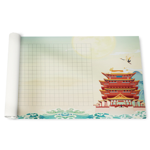 超厚洛神赋滕王阁序国潮长卷长条硬笔书法作品纸复古行书草书小楷