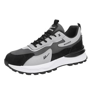 回力男鞋冬季上班劳保工作厨房防水加绒保暖棉鞋运动老爹登山潮鞋