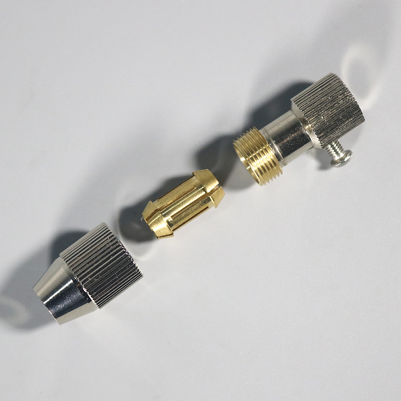 铜夹头万用钻夹四氟棒转接连杆电机联轴器电动搅拌器搅拌棒固定夹