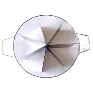 出口全304不锈钢蛋糕分割器6.7.8份均分器切块切件器烘焙切片工具