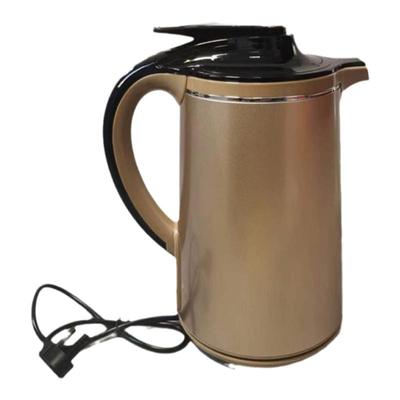 龙力恒温电热水壶保温双层防烫水壶家用304不锈钢自动断电1.8容量