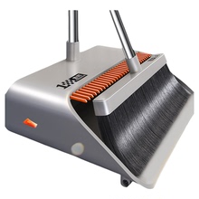 【索邦】不脏手伸缩齿扫帚扫把套装