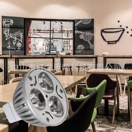 批发厚料晶元ledLED灯泡石英35W铝杯灯大功率光源5.3压铸替代