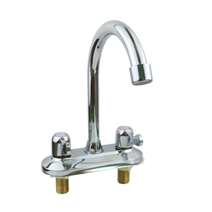 全铜洗脸盆菜盆水龙头冷热双孔面盆台盆洗脸盆水龙头卫生间混水阀