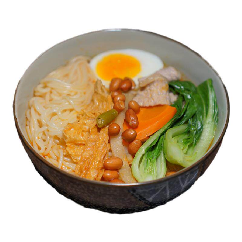 大片腐竹螺肉鲜汤螺蛳粉