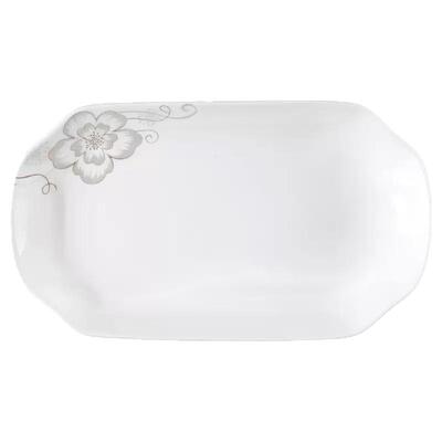 2只装陶瓷特价家用超大号长方形鱼盘 蒸烤菜盘鱼盘子微波炉餐具