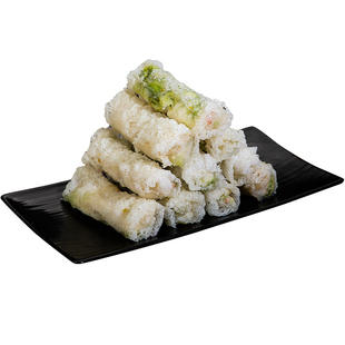 日式蟹肉海草卷 沙拉裙带菜卷 蟹肉棒 海藻丝 私房菜半成品商用批