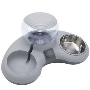 猫碗食盆宠物猫盆猫咪饭碗喝水饮水喂食一体猫粮水碗狗狗饭盆狗碗