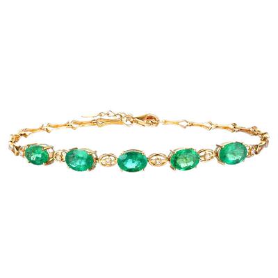 蜜安琪3.43克拉天然祖母绿女宝石