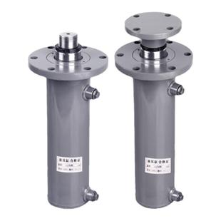 双向液压缸重型16吨油缸手动油压缸单缸液压泵站油缸100上法兰