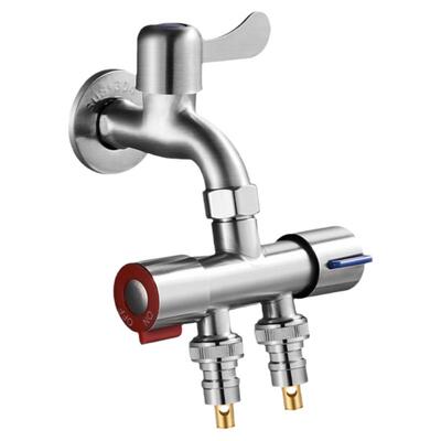 佐新家装主材洗衣机水龙头一分二