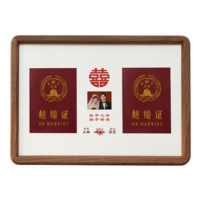 新中式风证件照相框高级创意摆件